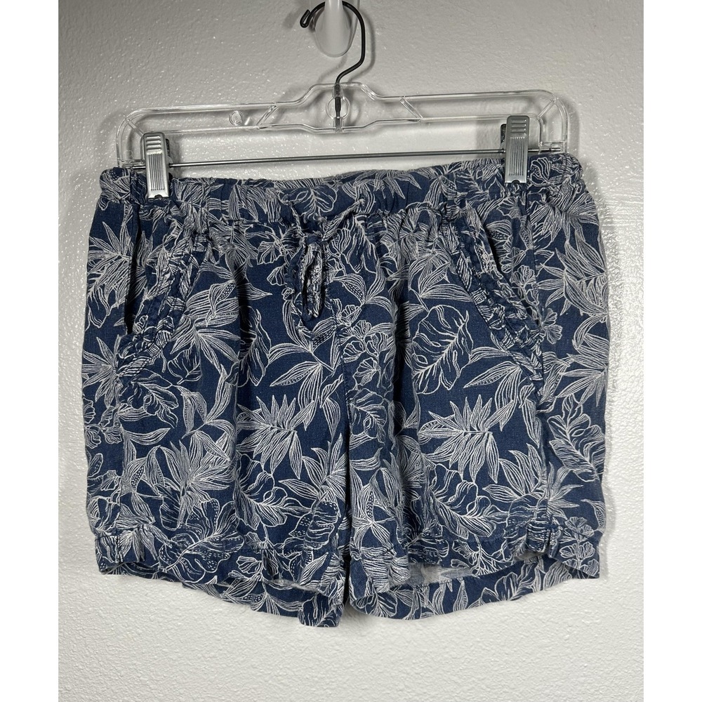Briggs Shorts Womens‎ Small Floral Drawstring Casual Lightweight Summer